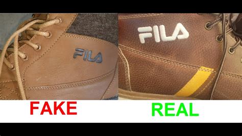 real vs fake fila shoes|fila shoes identification.